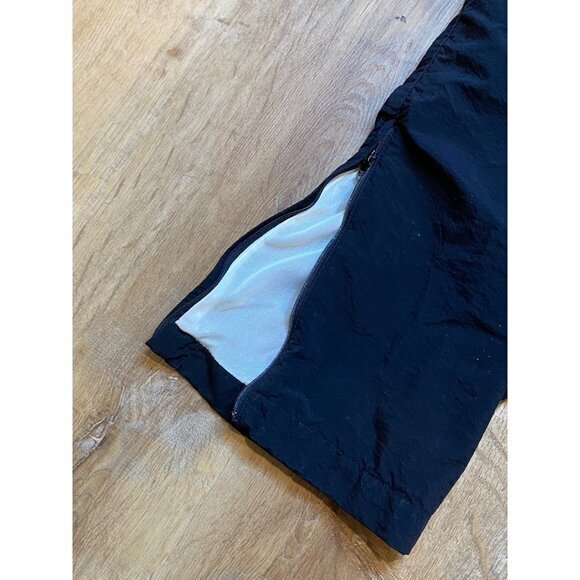Vintage‎ 90s Womens Nike Black Track Pants Cotton Lined Side Zip Large 12/14 - Picture 5 of 7